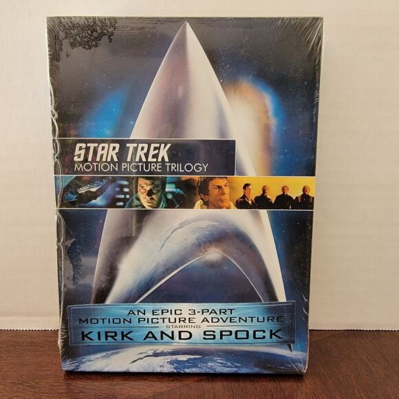 DVD Star Trek Motion Picture Trilogy SEALED - Picture 1 of 2